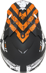 AFX FX-17 Helmet - Attack - Matte Black/Orange - Medium 0110-7156