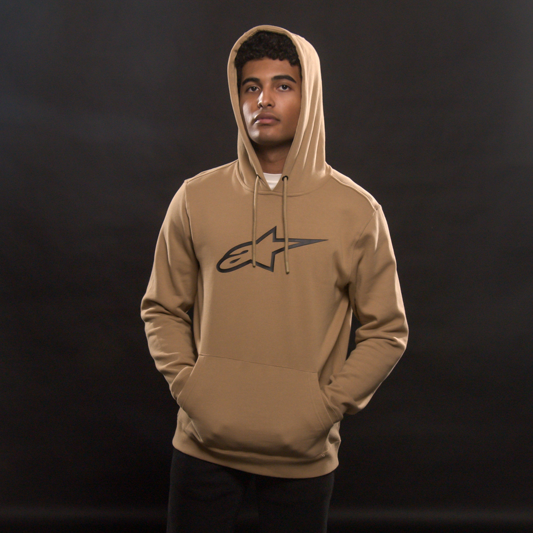 ALPINESTARS Ageless Pullover Hoodie - Sand/Black - Medium 1212513202310M