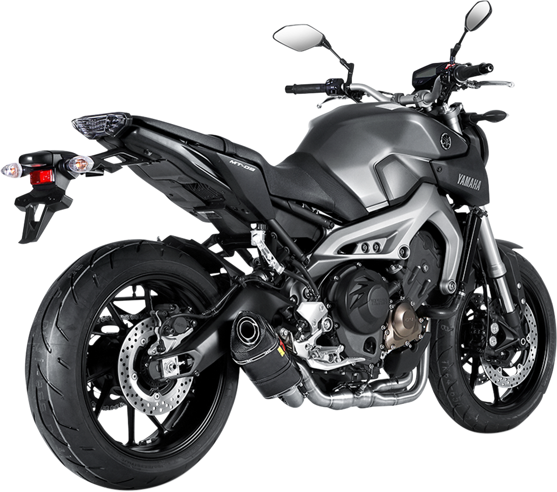 AKRAPOVIC Stainless Steel/Carbon Fiber Race Exhaust MT-09/FZ-09/XSR 900  2014-2020 S-Y9R2-AFC 1810-2216