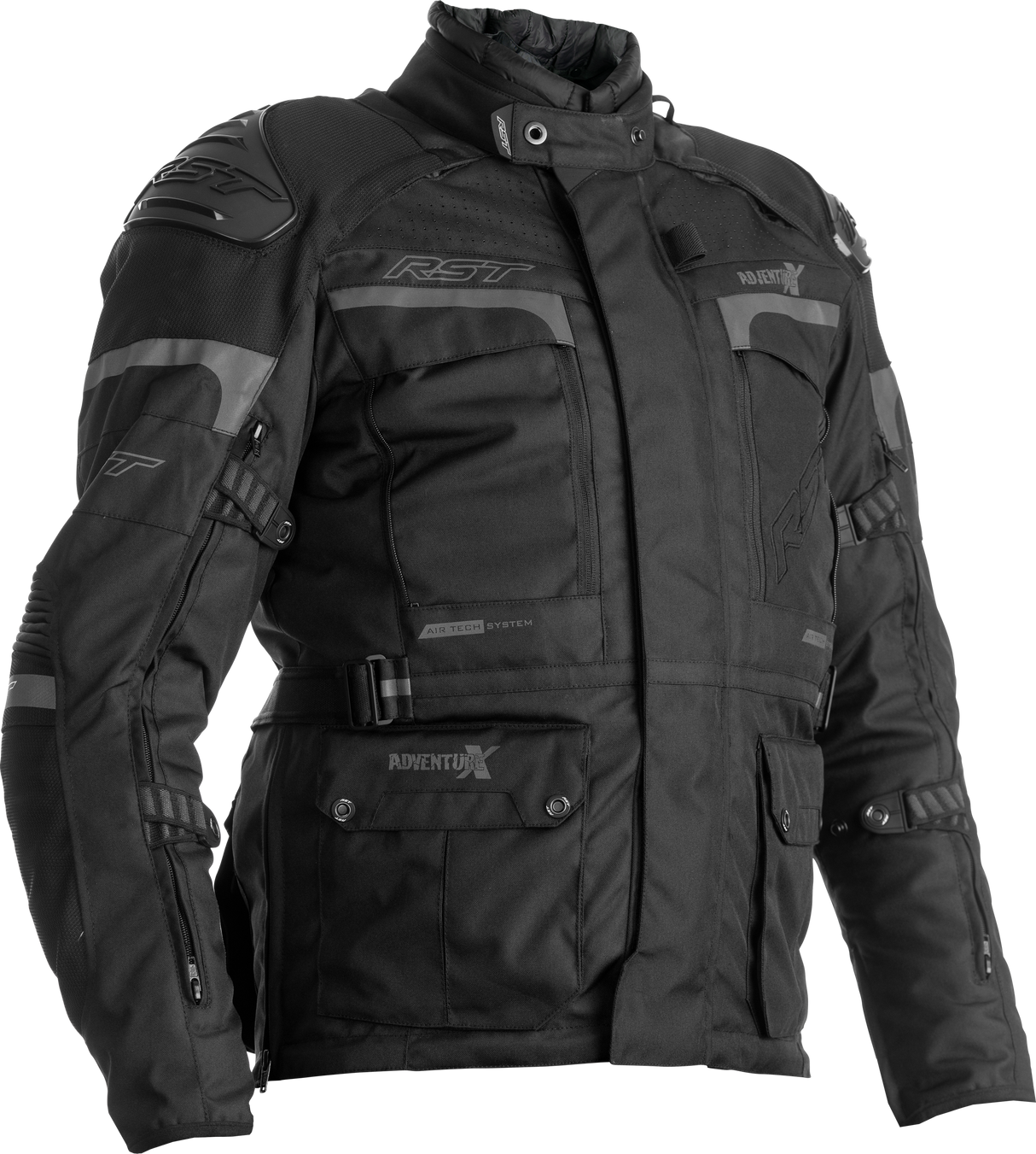 RST Pro Series Adventure-X Ce Jacket Black/Black Textile Md 102409BLK-42
