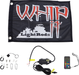 WHIPITLIGHTRODS 3' Light Rod Whip - Chase - Black SB-CHSBTR-131