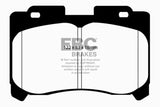 EBC 93-98 Toyota Supra 3.0 Twin Turbo Yellowstuff Front Brake Pads DP41004R