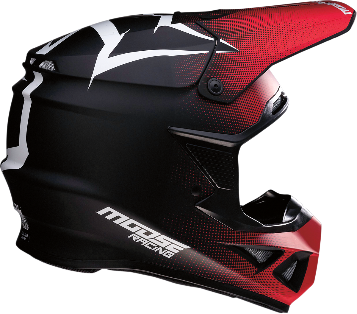 MOOSE RACING F.I. Helmet - Agroid™ - MIPS® - Red/Black - Medium 0110-6693