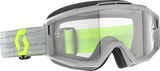 SCOTT Split OTG Goggles - Gray/Yellow - Clear Works 285537-1120113