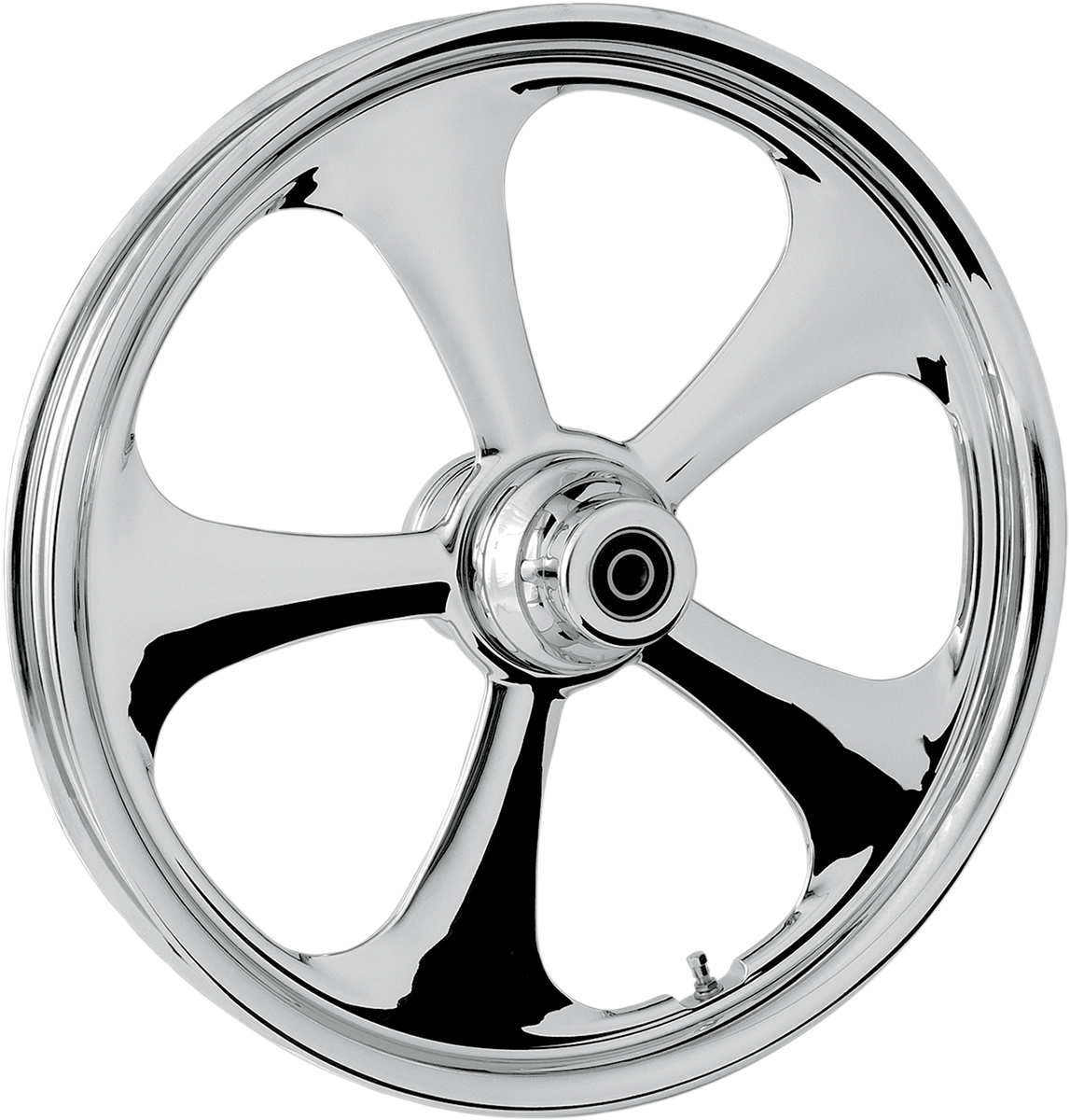 RC COMPONENTS Nitro Front Wheel - Dual Disc/ABS - Chrome - 23"x3.75" - '08-'13 FL 23375-9031A-92C