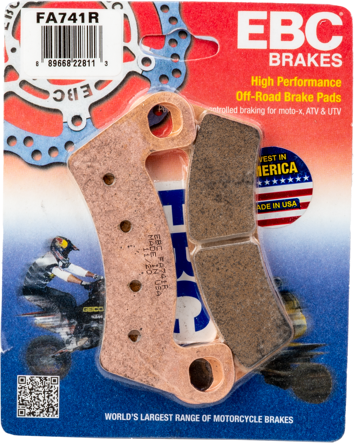 EBC Brake Pads Fa741r Sintered R Series FA741R