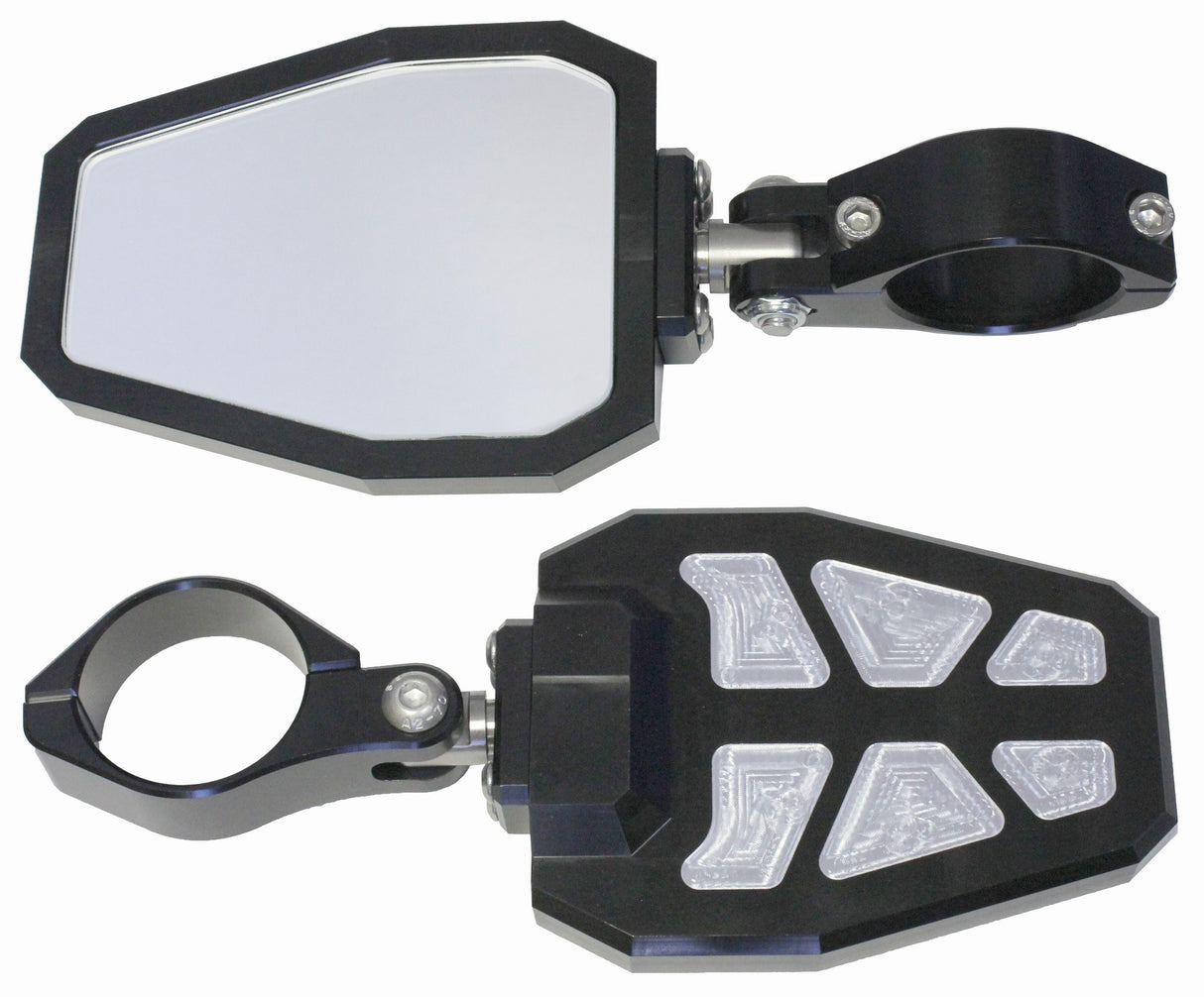 MODQUADSide Mirror Black Pr 2.0" Recut PocketsSIDE-2-PBLK