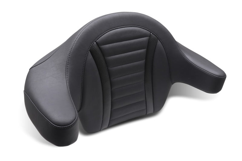 Mustang 23-24 HD CVO Road Glide(ST), 2024 Rd Glide and Street Glide Deluxe Pass Arm Backrest - Black 88403