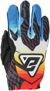 Answer 25 Aerlite Drip Gloves Black/White/Rainbow Youth - XL 442835