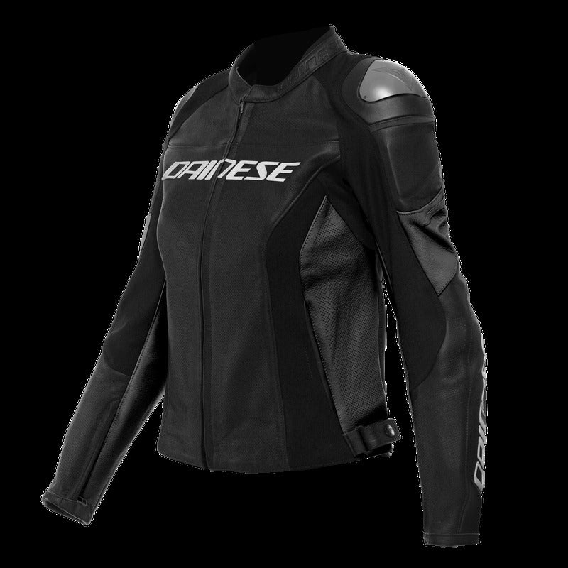 Dainese Racing 4 Lady Leather Jacket Perforated Black/Black Size - 44 202533849-631-44