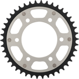 SUPERSPROX Stealth Rear Sprocket - 42 Tooth - Silver - Ducati RST-735-42-SLV