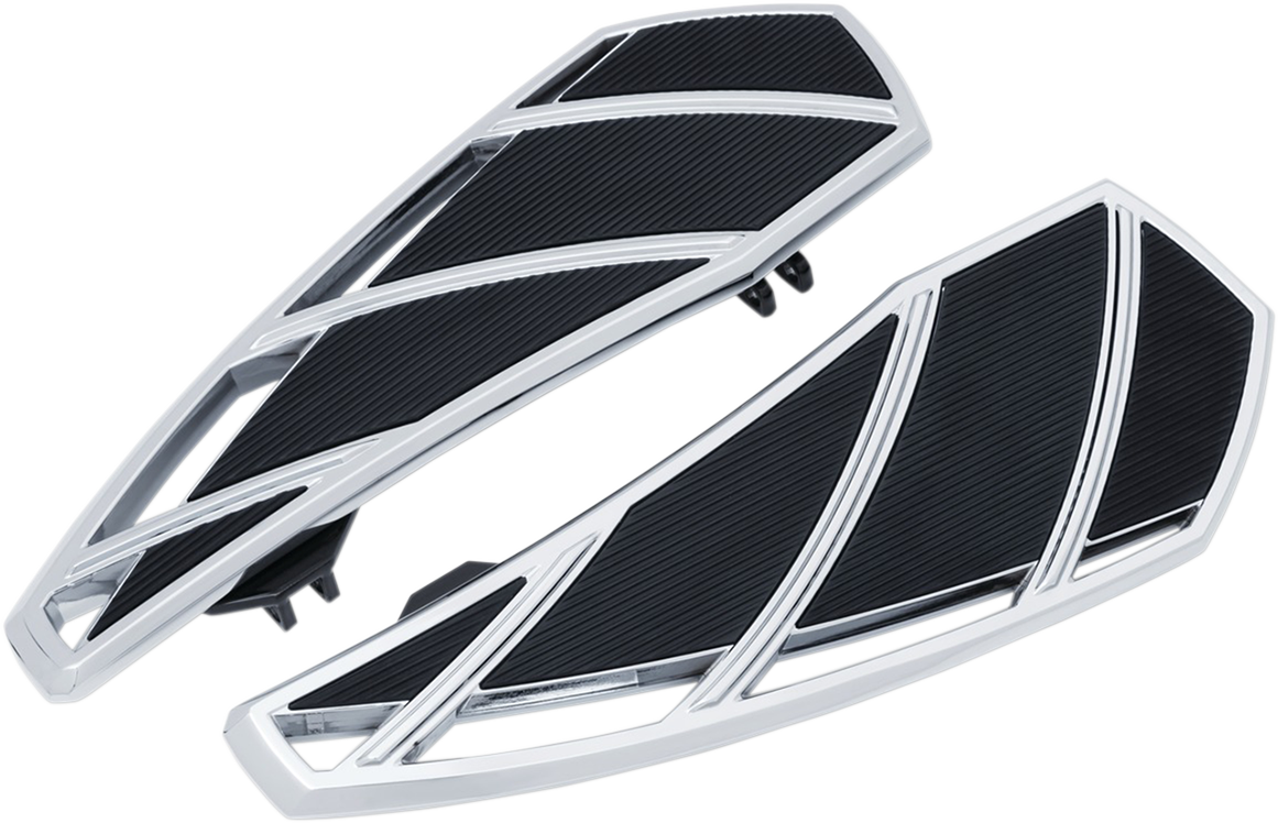 KURYAKYN Phantom Driver Floorboards - Chrome - Touring '83-'21 5792