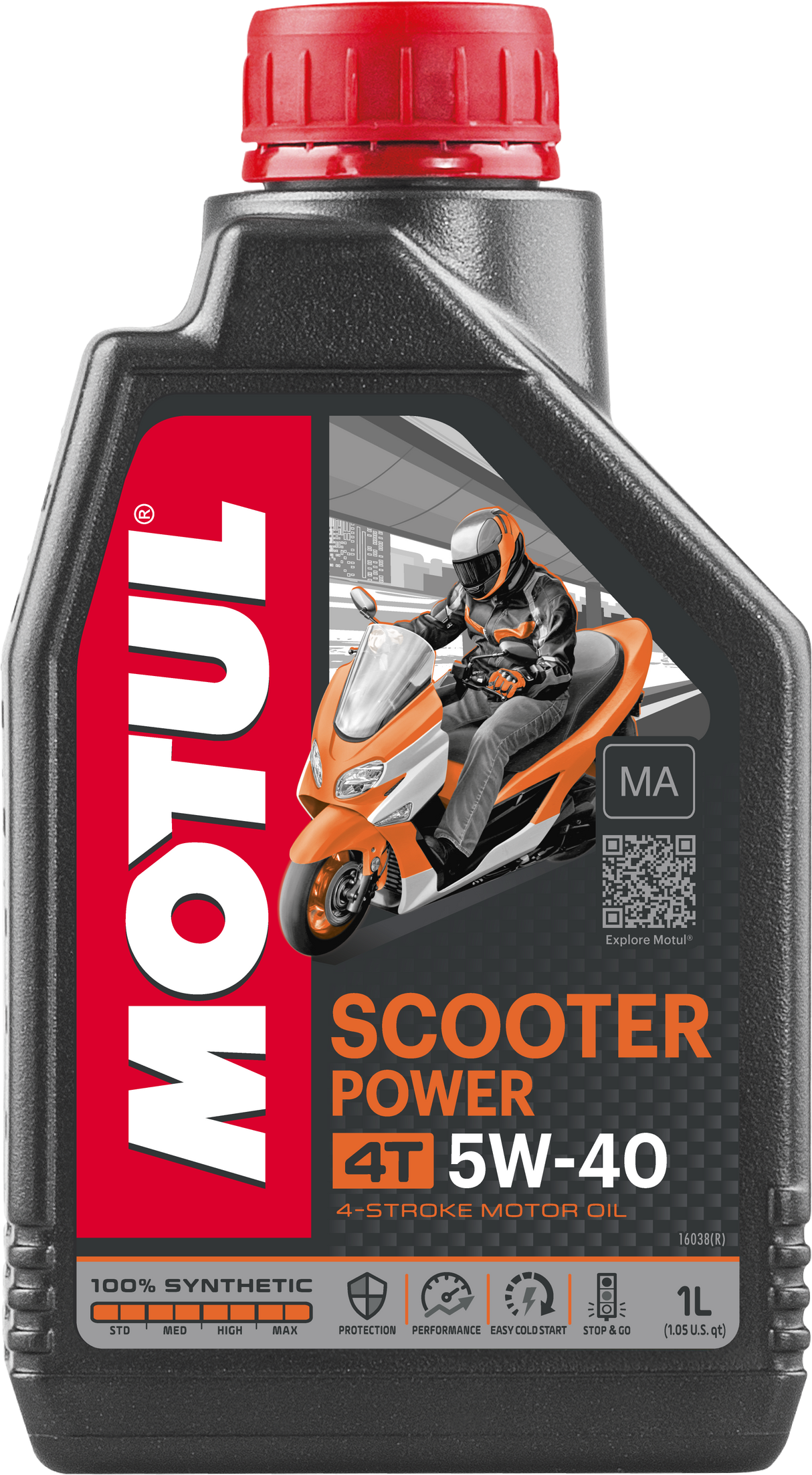 MOTULScooter 4t 5w40 Syn 1 Ltr105958