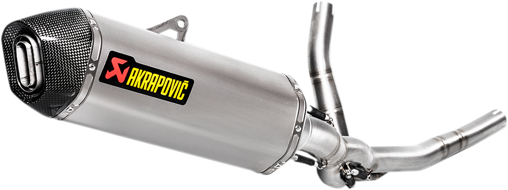 AKRAPOVIC Race Exhaust - Stainless Steel/Titanium V-Strom 650 2017-2024 S-S6R9-WT 1810-2571