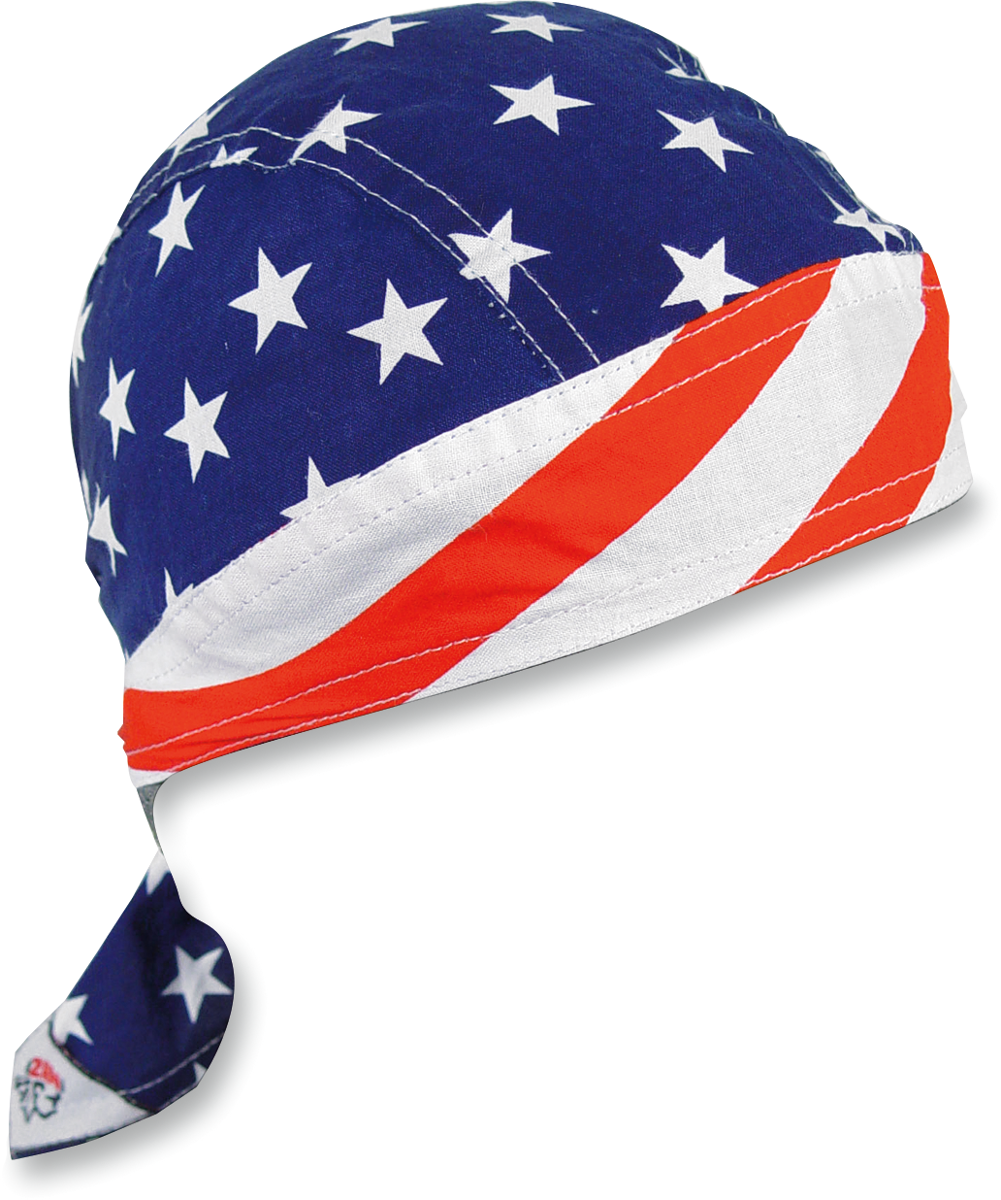 ZAN HEADGEAR Flydanna Head Wrap - Stars and Stripes IV Z476