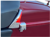 CUSTOM DYNAMICS Sequential Tour Pak Seat Back Rest LED Lights - Chrome/Red - FLH CD-TPBR-14-RC