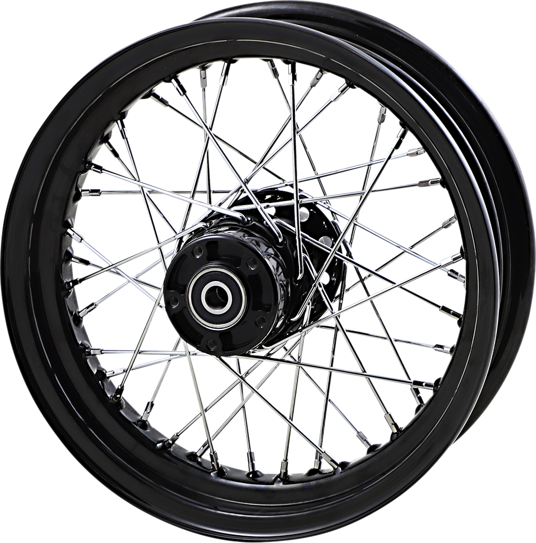 DRAG SPECIALTIES Front Wheel - Single Disc/No ABS - Black - 16"x3.00" - '00-'06 FLST 64413B