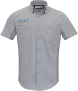 THROTTLE THREADS Drag Specialties Vented Shop Shirt - Gray - Small DRG31ST26GYSM