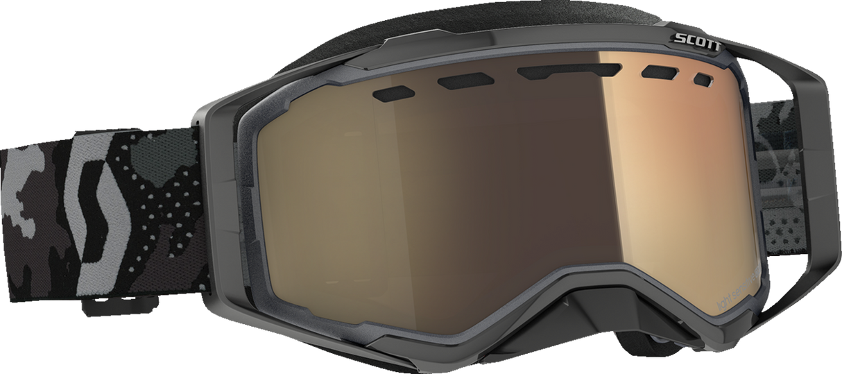 SCOTT Prospect Snow Cross Goggle - Dark Gray/Black - Light Sensitive Bronze Chrome 278603-2006245