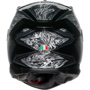 AGV K7 Helmet - Damascus - Black/Silver - XL 0101-17975