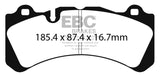 EBC 2014+ Volvo S60 Polestar/V60 Polestar 3.0T Yellowstuff Front Brake Pads DP4071R