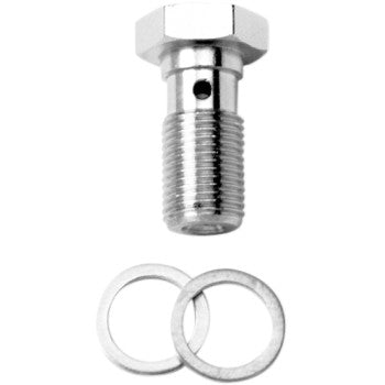 RUSSELL Banjo Bolt - 3/8-24 - Chrome R40509