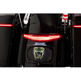 CIRO Taillight/License Plate Frame - Black - Red Lens 40256