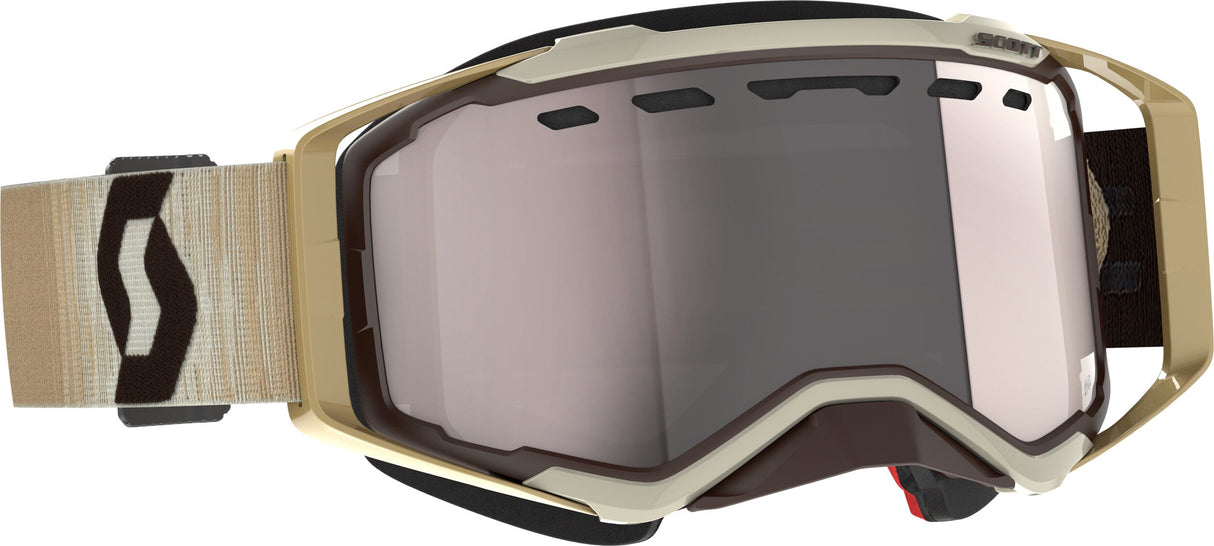 SCOTT Prospect Snwcrss Goggle Beige/Brn Enhncr Slvr Chrome 272846-1074313