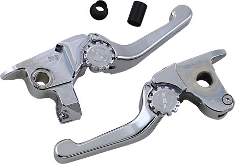 POWERSTANDS RACING Lever Set - Anthem - Shorty - Chrome 12-01654-20