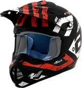 AFX FX-17 Helmet - Attack - Matte Black/Red - Medium 0110-7150