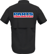 THROTTLE THREADS Parts Unlimited Vented Shop Shirt - Black - Small PSU37ST26BKSM