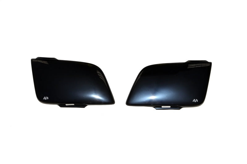 AVS 05-09 Ford Mustang (Excluding GT 500) Headlight Covers - Black 37412