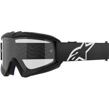 ALPINESTARS GOGGLES Youth Vision Goggle - Corp - Black - Clear 5140125-1425