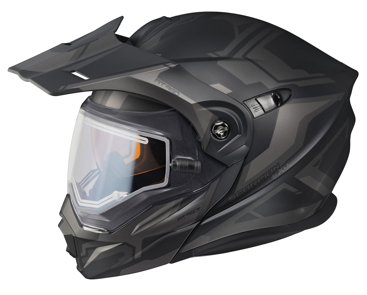 SCORPION EXO Exo-At950 Cold Weather Helmet Ellwood Phantom 3x (Electric) 95-1718-SE