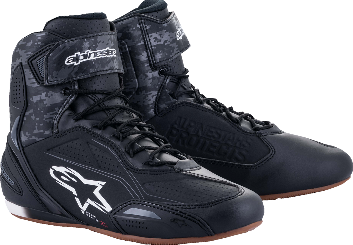 ALPINESTARS Faster-3 Shoes - Black/Gray - US 12.5 2510219118213