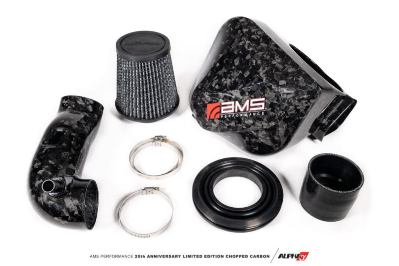 AMS Performance 2020+ Toyota Supra A90 Chopped CF Cold Air Intake System (Does Not Fit w/ Strut Bar) AMS.38.08.0001-2