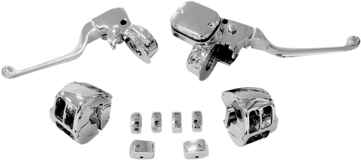 DRAG SPECIALTIES Handlebar Controls - '11 - '17 Dyna/Softail H07-0755KDS