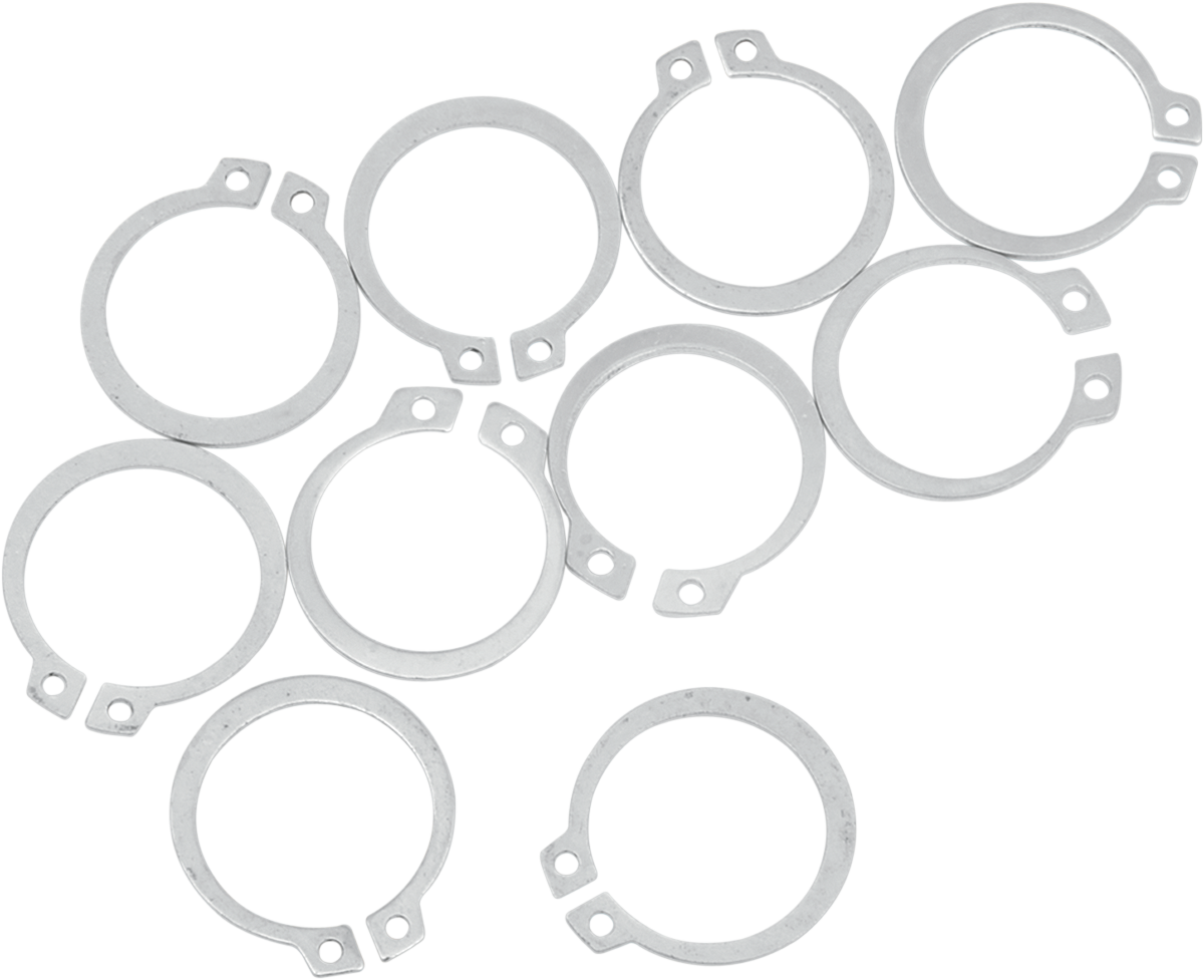 MOOSE RACING Snap Ring - 10 Pack - Kawasaki/Suzuki 25-6009