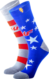 FMF Stars and Stripes Socks - Navy - One Size SP22194906 3431-0731