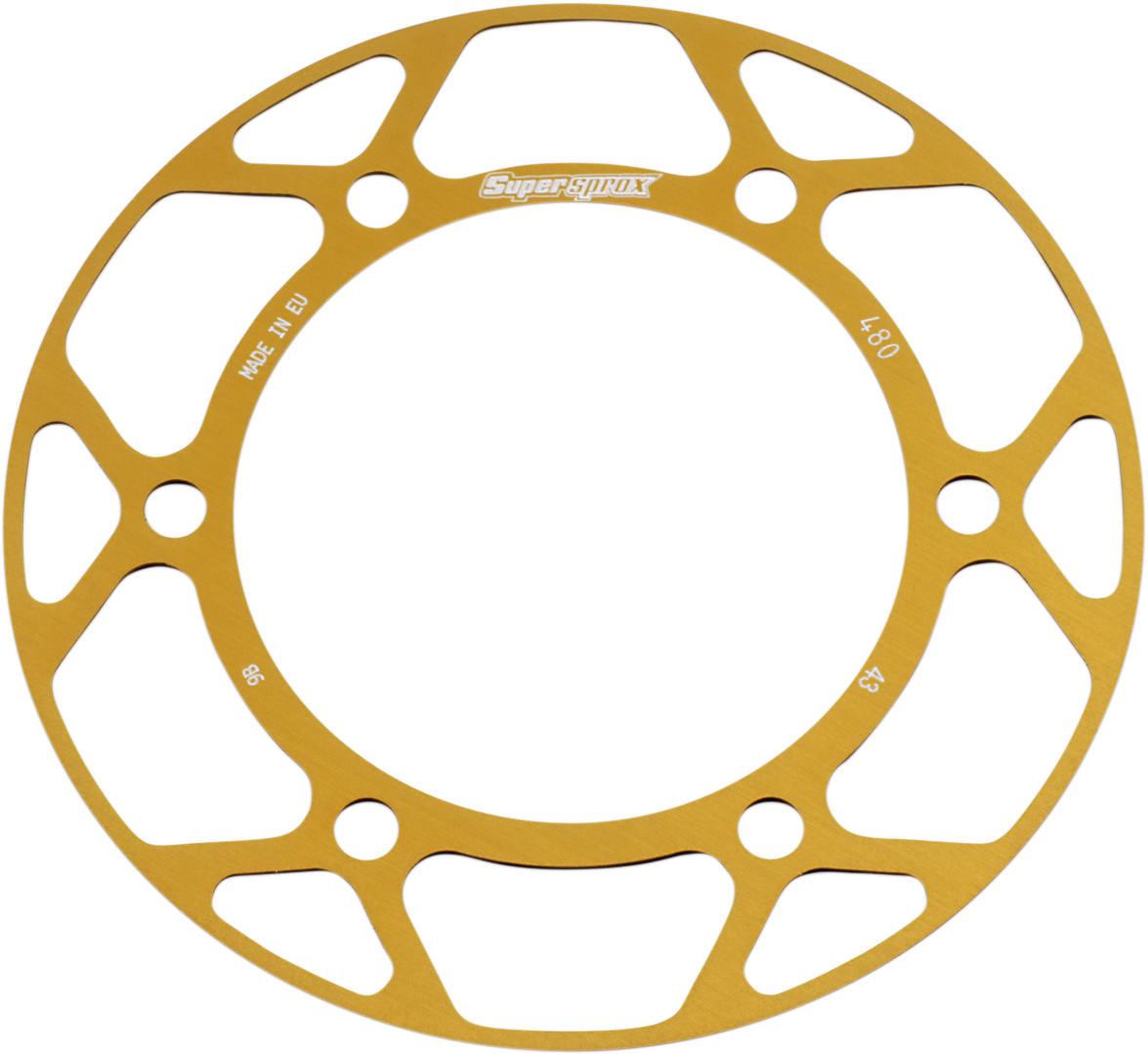 SUPERSPROX Edge Rear Sprocket Insert - Gold RACD-480-43-GLD