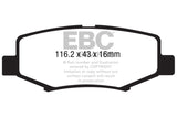 EBC 06-11 Dodge Nitro 3.7 Yellowstuff Rear Brake Pads DP41799R