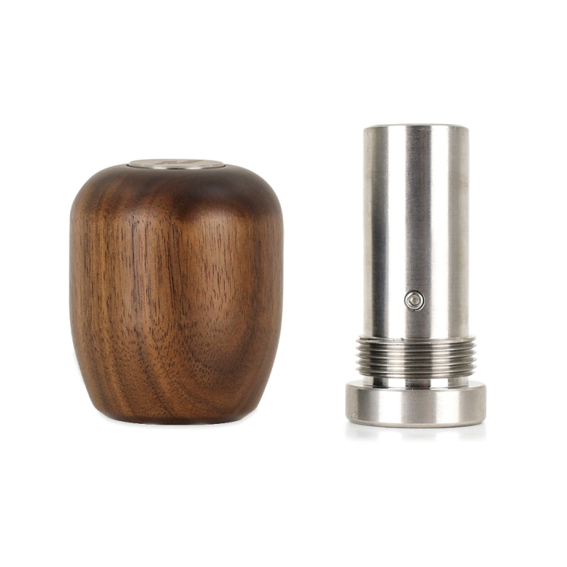 Mishimoto Short Steel Core Wood Shift Knob - Walnut MMSK-WD-SWN