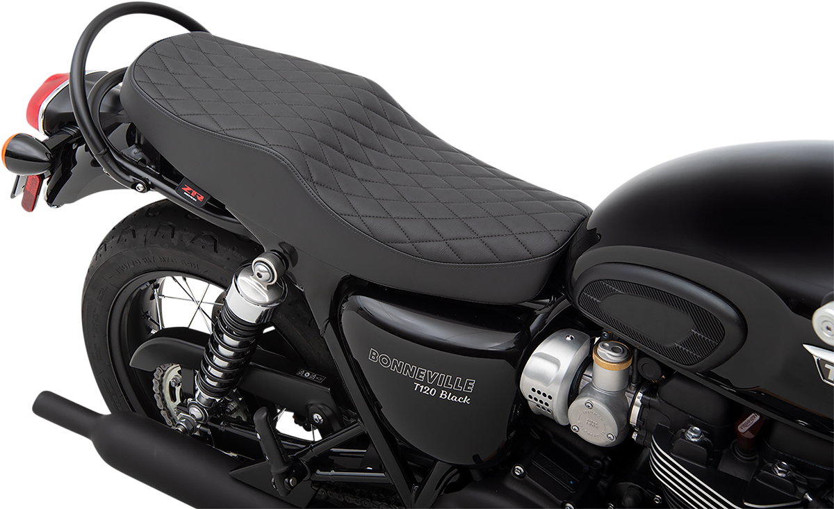 Z1R Retro Seat - Diamond - Vinyl - Black Bonneville/Street Scrambler /Twin  2016-2019  0810-2217