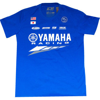 D'COR VISUALS Yamaha Factory T-Shirt - Blue - Medium 80-125-2
