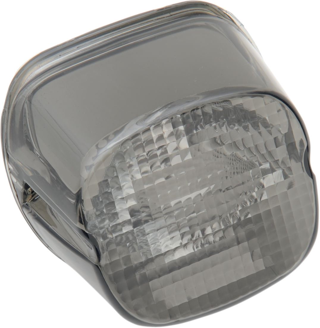 DRAG SPECIALTIES Taillight Lens - Bottom Tag Window - Smoke 12-0411MD