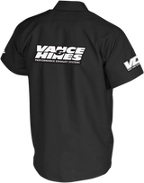 THROTTLE THREADS Vance & Hines Shop Shirt - Black - Large VNH18S24BKLR