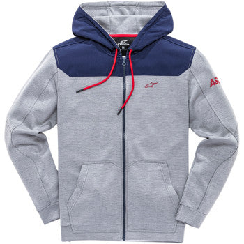 ALPINESTARS Venom Zip Hoodie - Gray/Navy - Medium  101953100-1171M