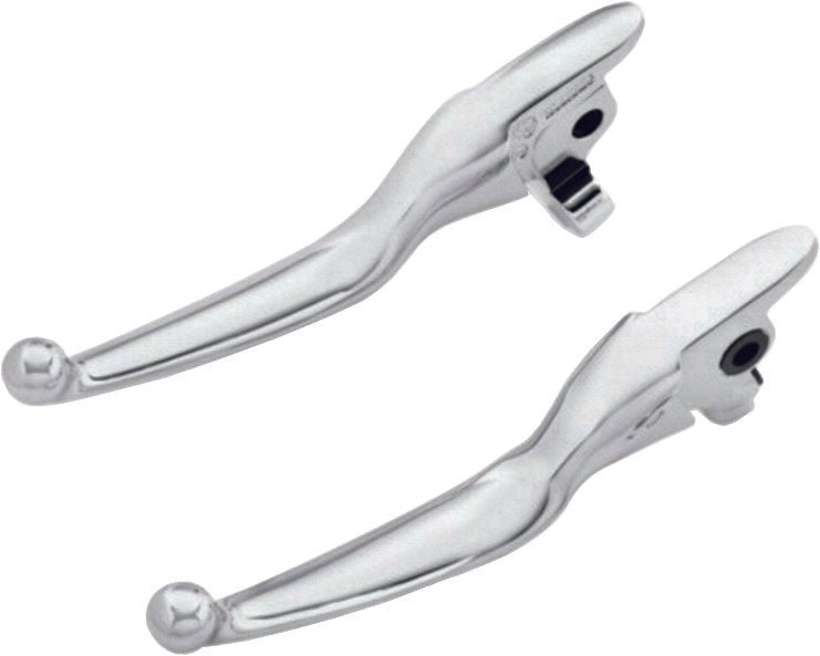 HARDDRIVE Chrome Lever Set Smooth Touring 14-16 Except Tri Glde 53804