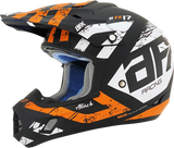 AFX FX-17 Helmet - Attack - Matte Black/Orange - XS 0110-7154