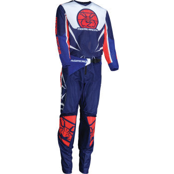 MOOSE RACING Youth Agroid Mesh Pants - Red/White/Blue - 28 2903-2558